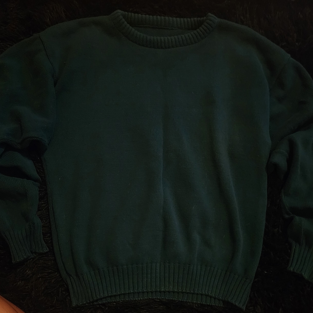 Green Knit Sweater (no tag)